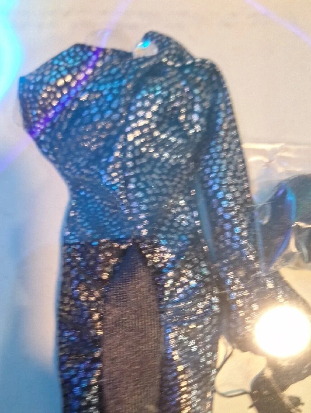 Vintage MiKelman Paul David Fashion Shimmery Sequin Doll Evening Ensemble New
